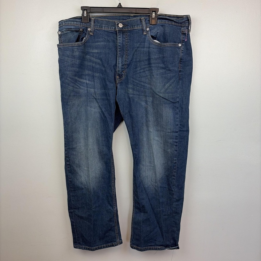 Levis 559 Jeans Mens 40x30 Blue Relaxed Straight Leg Denim Medium Wash Casual